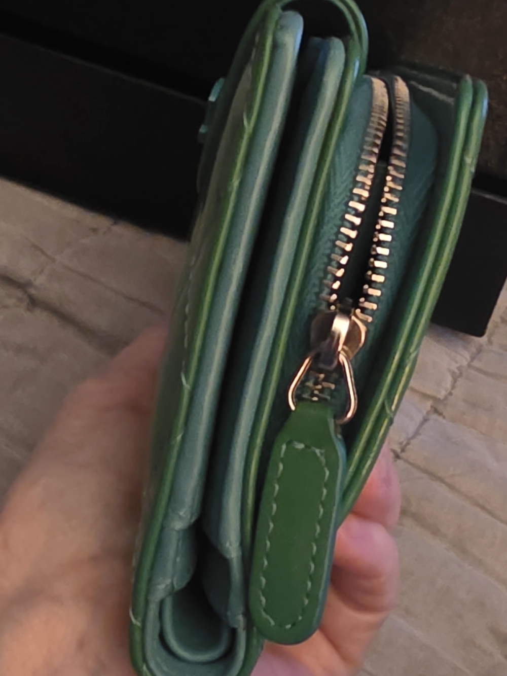 Chanel Quilted Patent Leather French Wallet/ Very Nice/ Timeless Classic - Picture 8 of 14